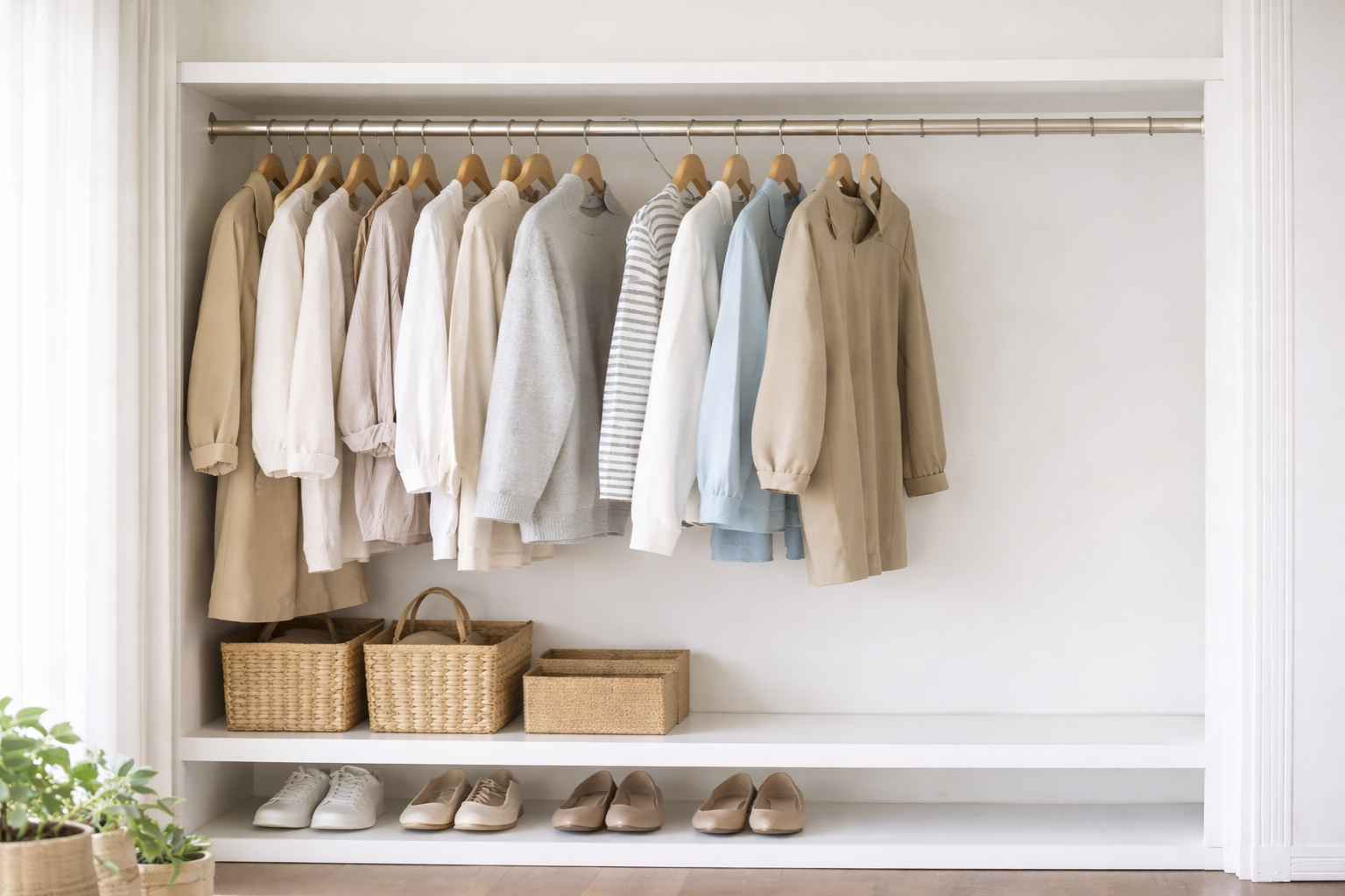 40代女性の服選びがラクになるシンプルなワードローブ